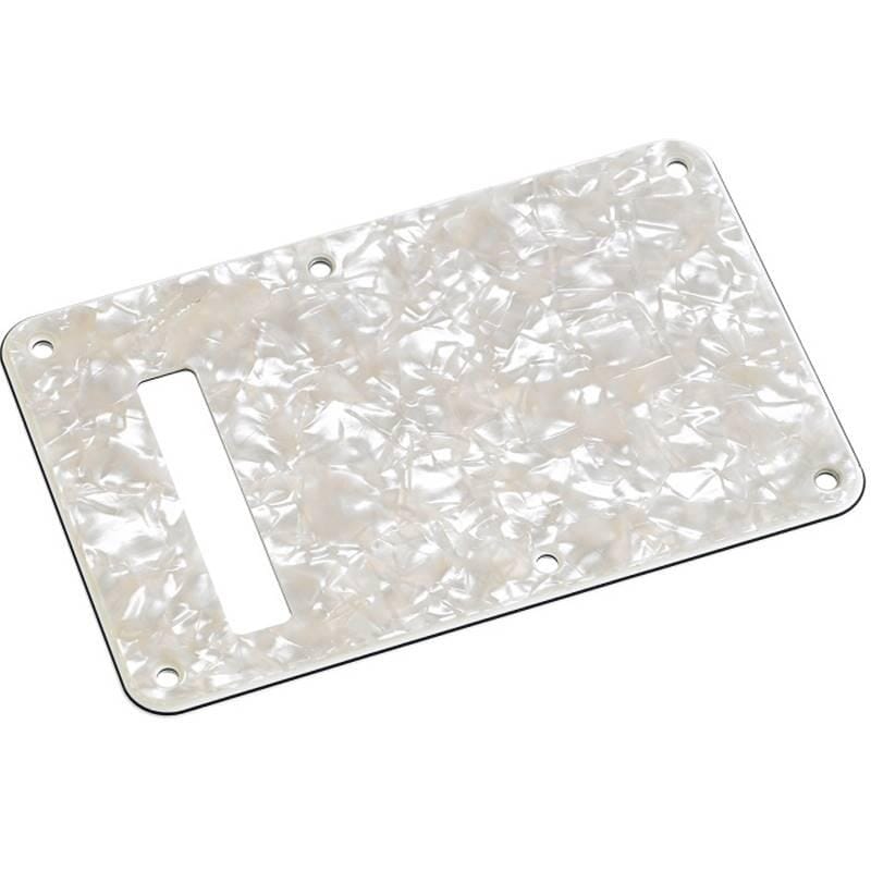 Fender Stratocaster Modern-Style Tremolo Backplate- White Moto