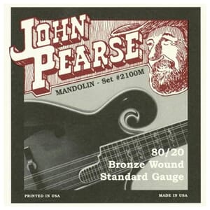 John Pearse 2100M 80/20 Bronze Mandolin Strings, Medium 11-39