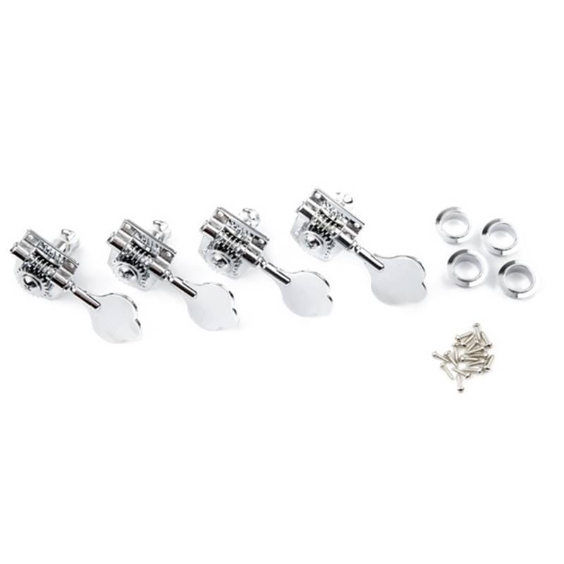 Fender Standard Series Bass Tuning Machine Heads, Chrome (4)