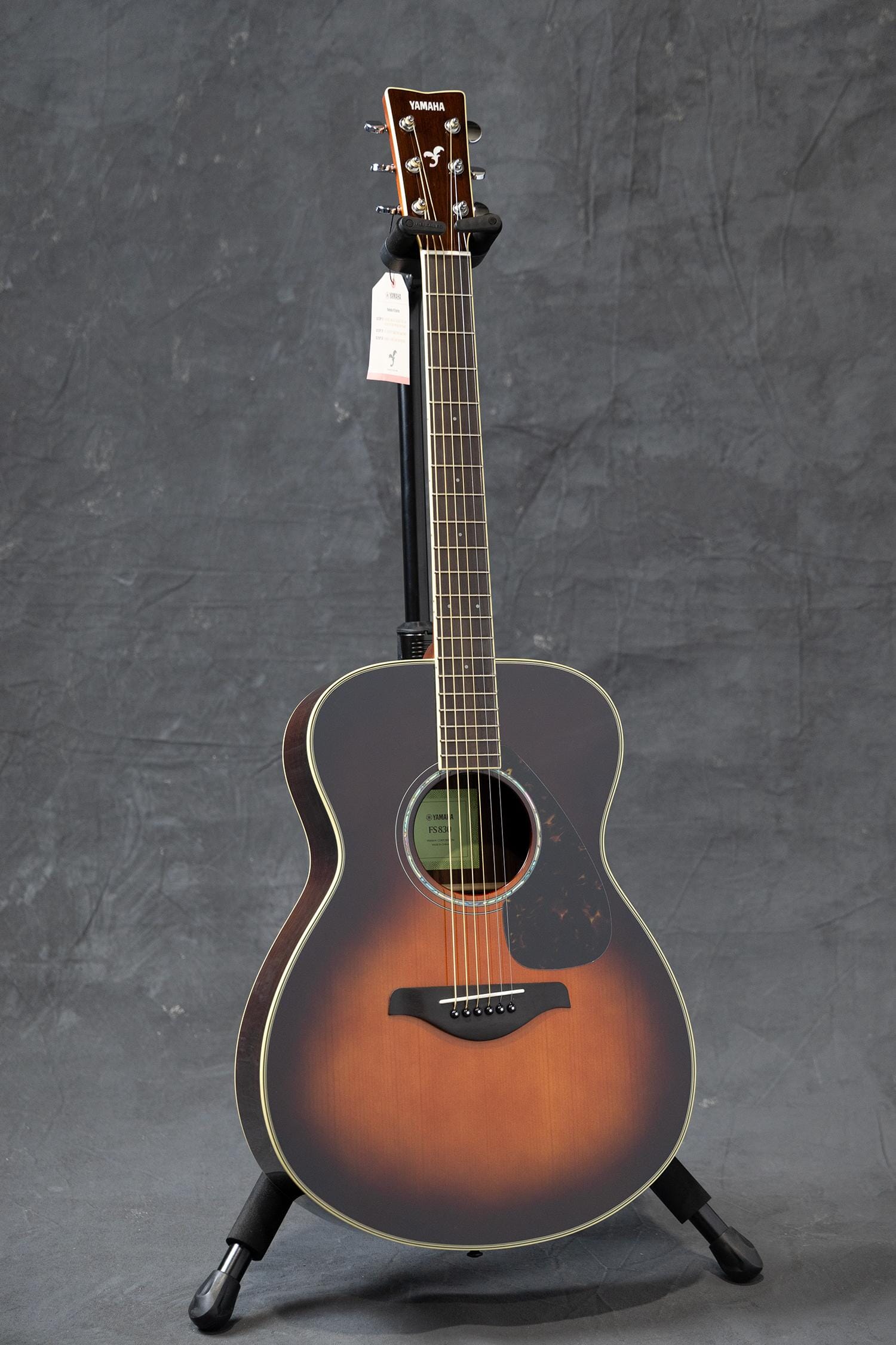YAMAHA ヤマハ FS830 Tobacco Brown Sunburst Yamaha FS830 TBS Concert Guitar - Rich Sound, Tobacco Sunburst