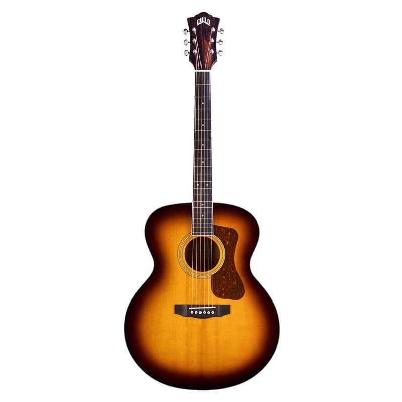 Guild F-250E Deluxe Maple Antique Burst Jumbo Acoustic/Electric Guitar