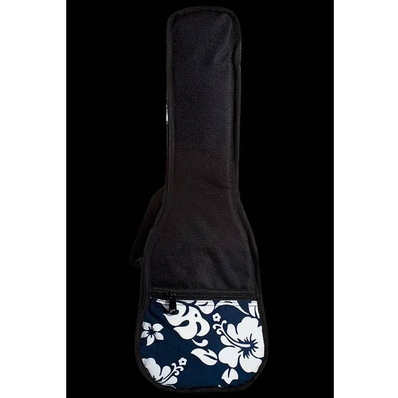 Ohana UB24 Hawaiian Print Concert Ukulele Bag Hibiscus