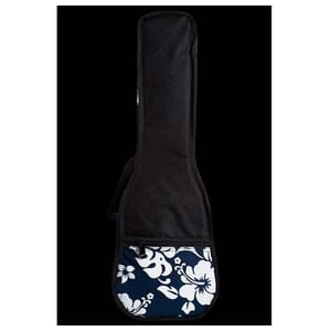 Ohana UB24 Hawaiian Print Concert Ukulele Bag Hibiscus