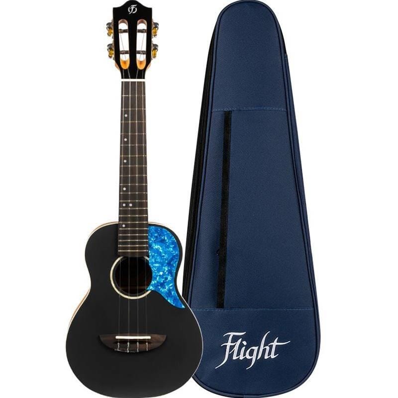 Flight Iris Black Concert Ukulele