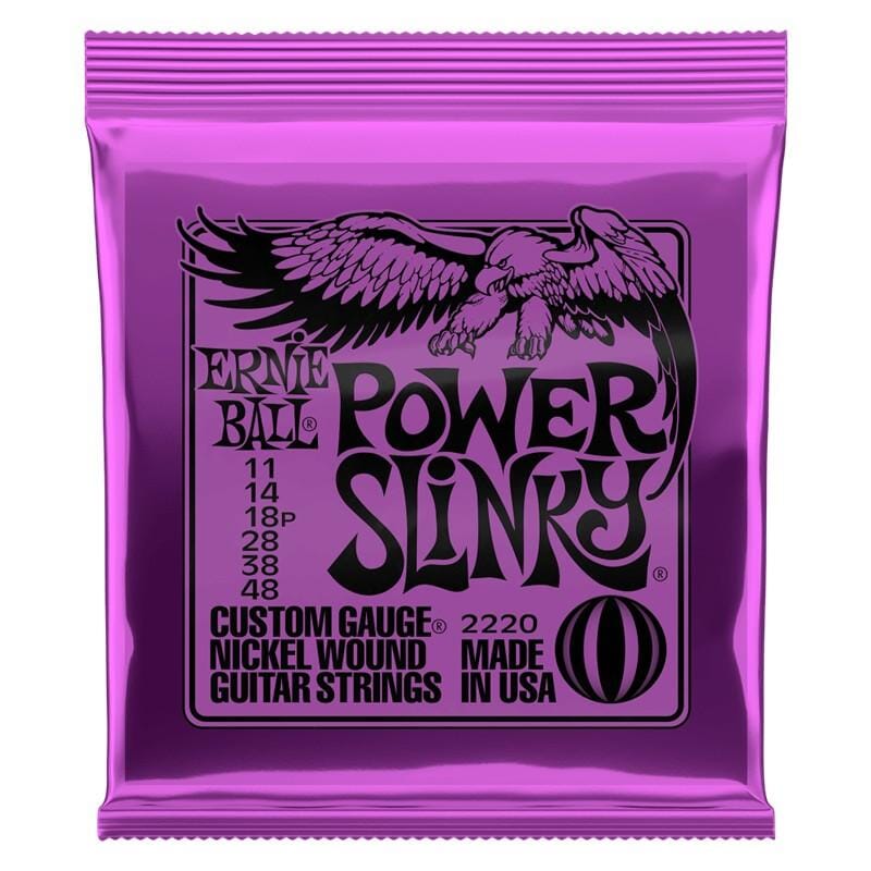 Ernie Ball Power Slinky Electric Guitar Strings 11-48