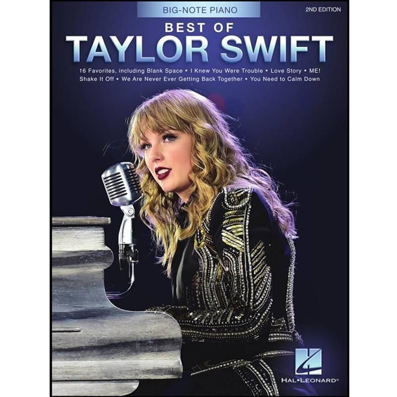Best of Taylor Swift - 2nd Edition Big Note Piano