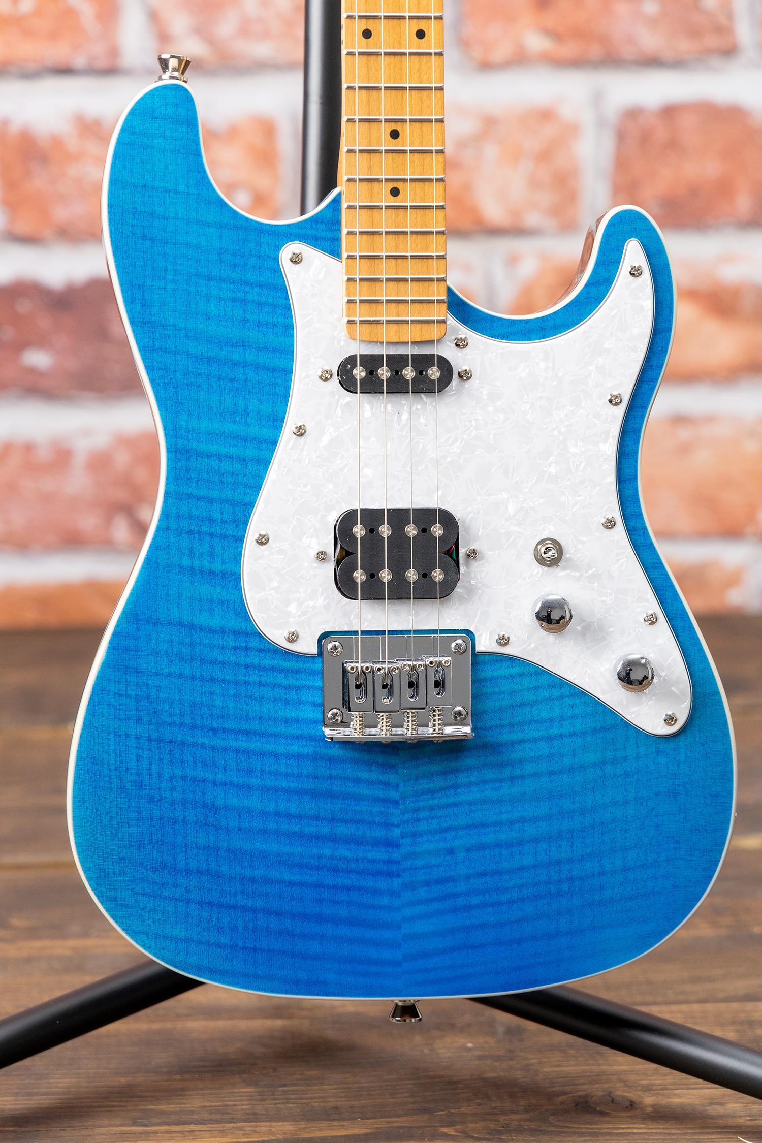 Flight Pathfinder Baritone Electric Ukulele Ocean Blue