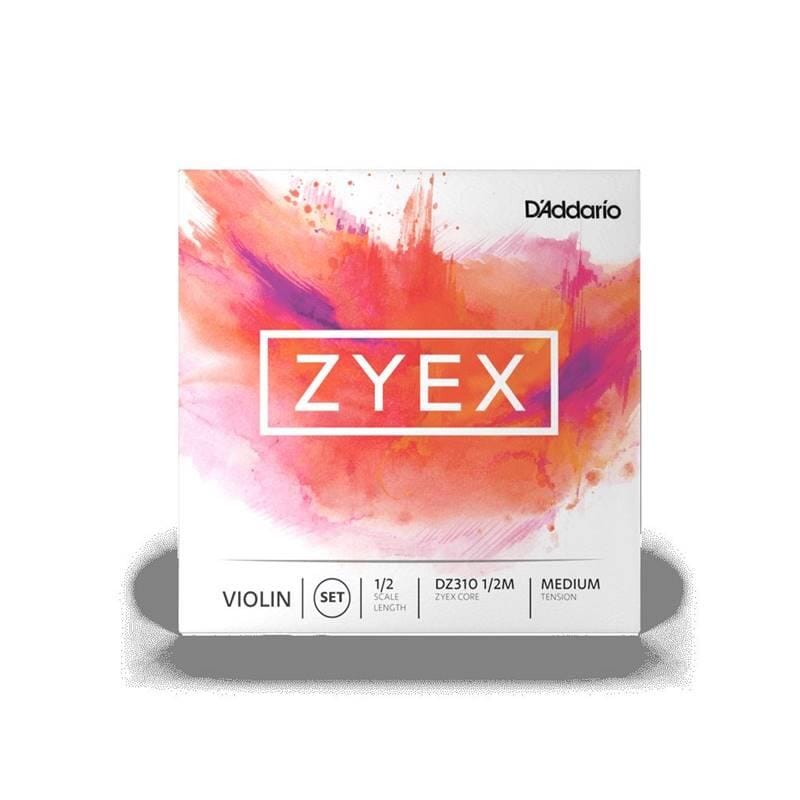 Zyex 1/2 Violin String Set, Medium Tension