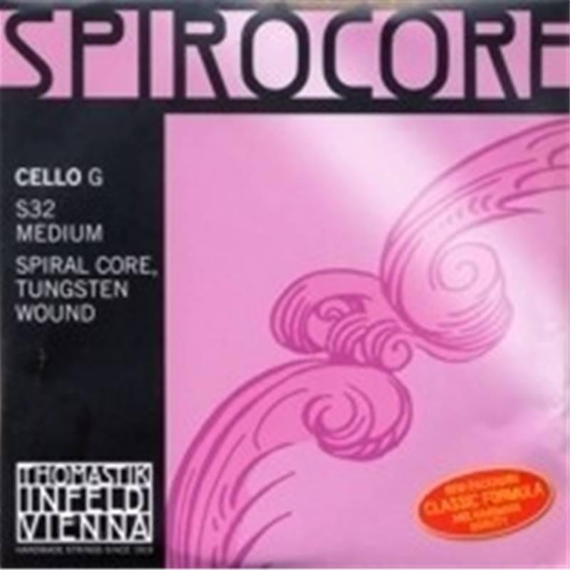 Spirocore Cello G String Tungsten, Medium Tension