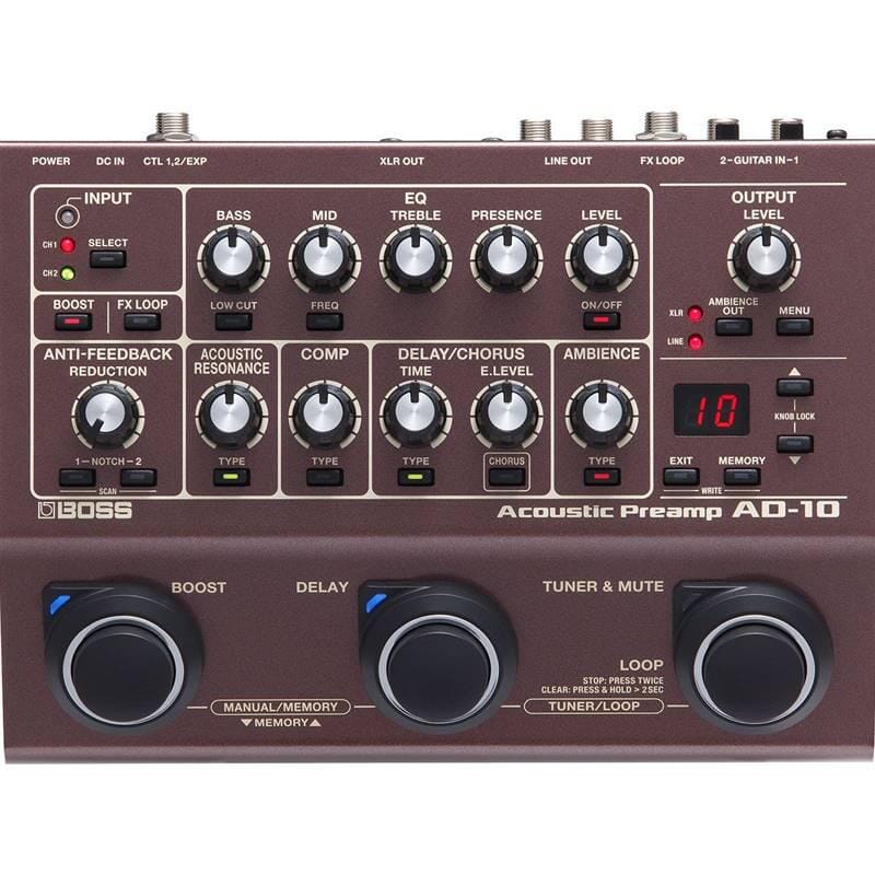 BOSS AD-10 Acoustic Preamp