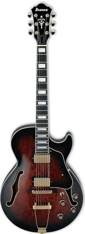 Ibanez AG95QA-DBS Artcore Expressionist Hollowbody - Dark Brown Sunburst