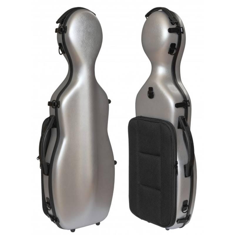 Eastman Polycarbonate Violin Case Silver (Cello Style)