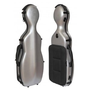 Eastman Polycarbonate Violin Case Silver (Cello Style)