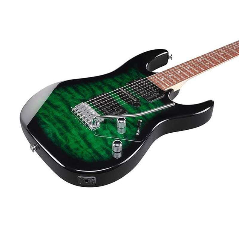 Ibanez GRX70QA Gio- Transparent Emerald Burst | Tapestry Music