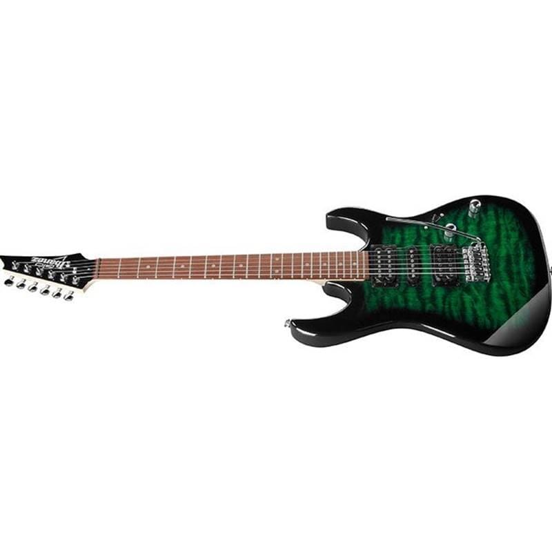 Ibanez GRX70QA Gio- Transparent Emerald Burst | Tapestry Music