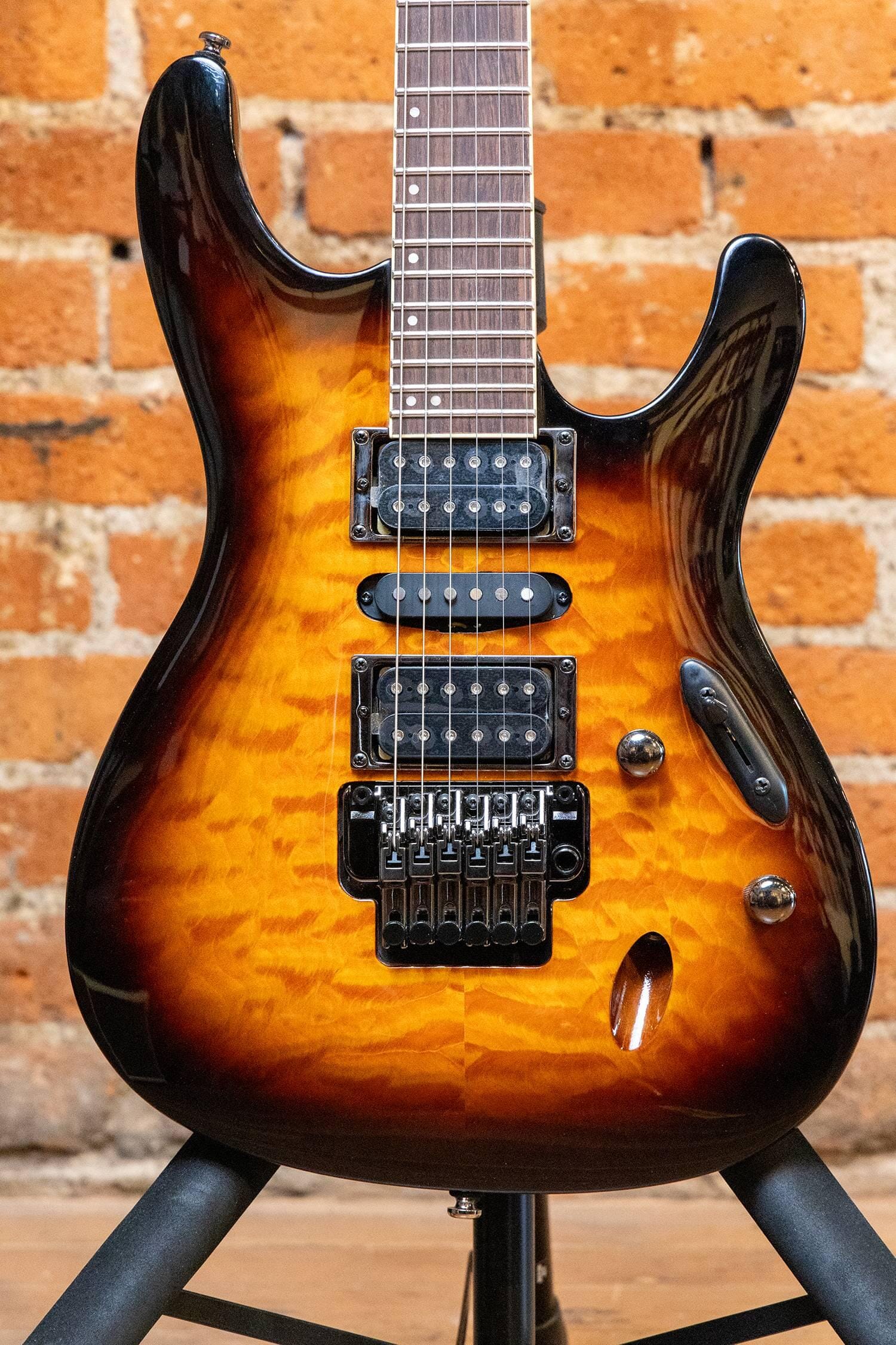 Ibanez S670QMDEB S Series Electric Guitar - Dragon Eye Burst