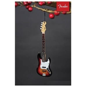 Fender Sunburst Jazz Bass – 6″ Holiday Ornament