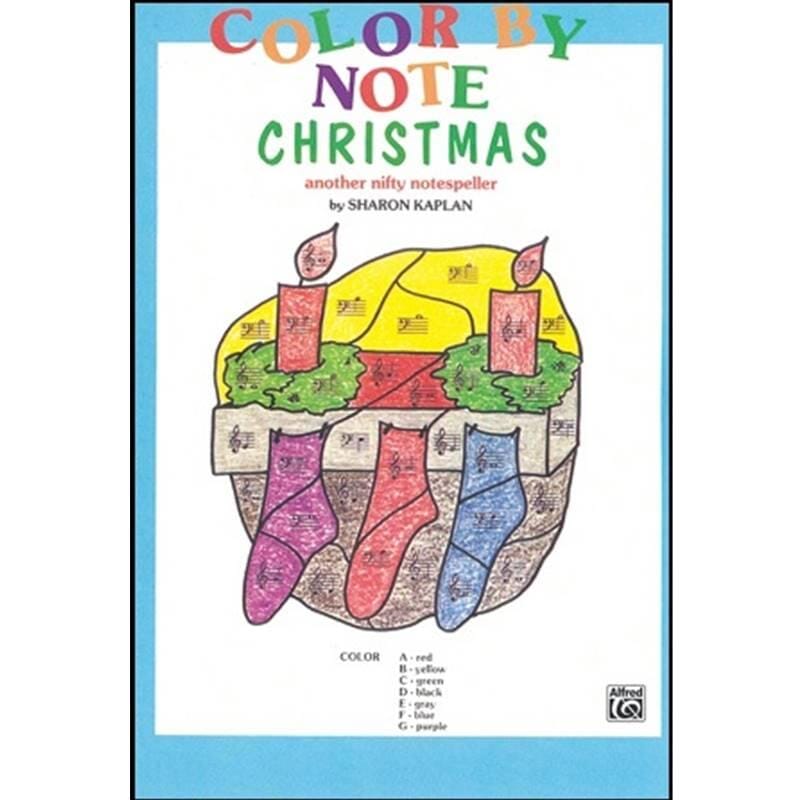 Color by Note Christmas Sharon Kaplan