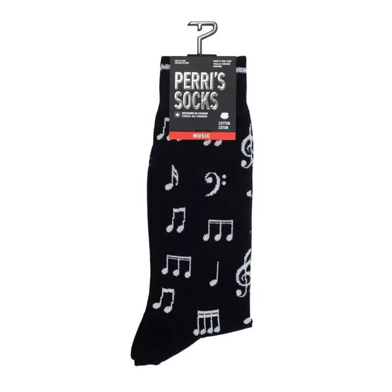 Perri's Music Notes Men's Socks