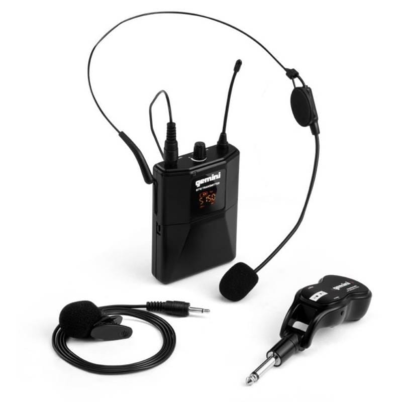 Gemini GMU-HSL100 UHF Wireless Headset Microphone System