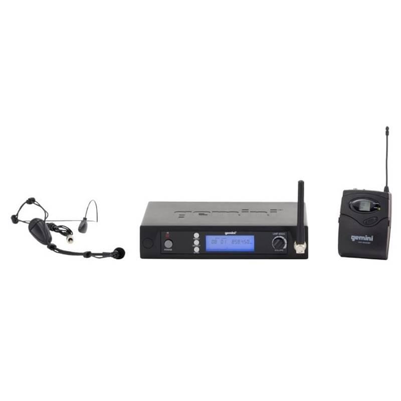 Gemini UHF-6100HL Wireless Headset Lavalier Microphone System