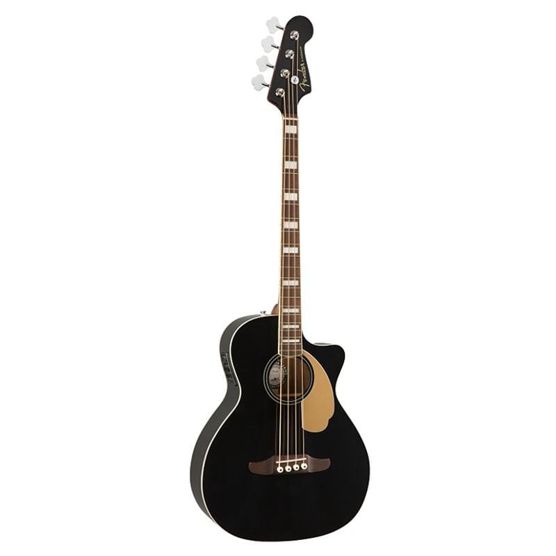 【アコースティックベース】Fender Kingman Bass Black Fender Kingman Bass V2 - Black with Walnut Fingerboard | Sweetwater