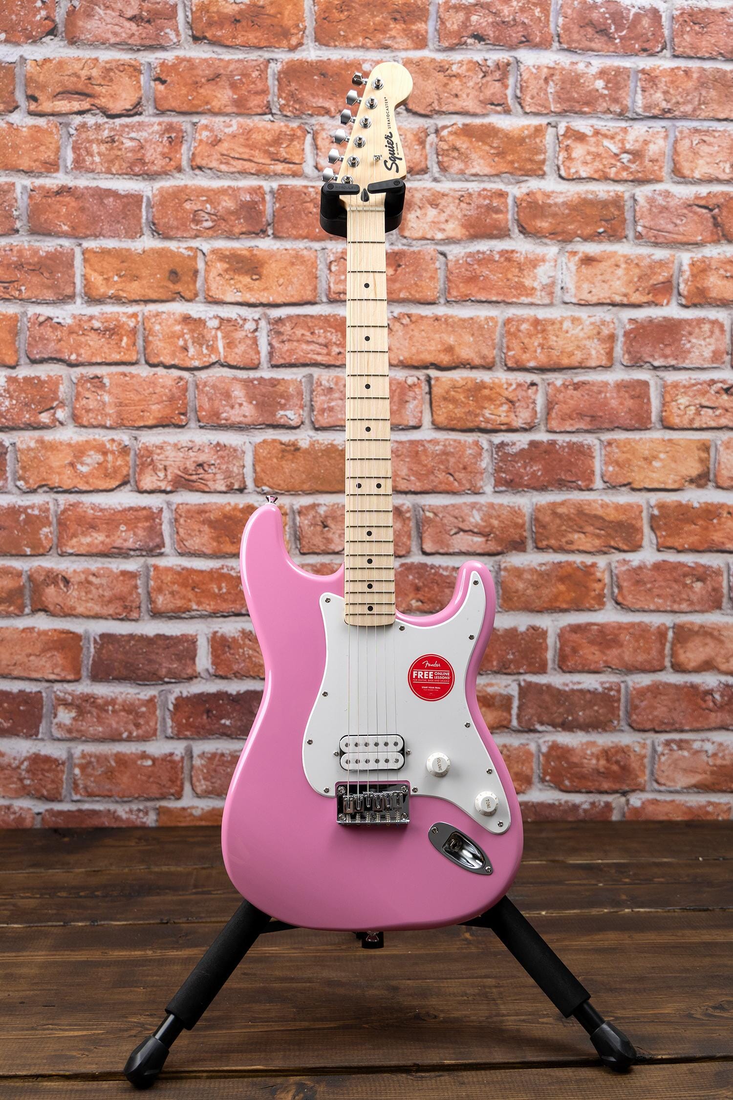 ✨未使用✨Fender Squier Stratocaster Pink HB Squier Sonic Stratocaster HT H Electric Guitar, with 2-Year
