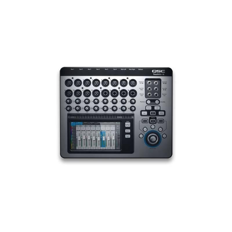 QSC TOUCHMIX-16 16-Channel Digital Mixer with Touchscreen and Carrying Case