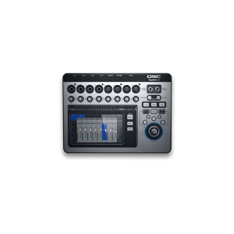 QSC TOUCHMIX-8 8-Channel Digital Mixer with Touchscreen and Carrying Case