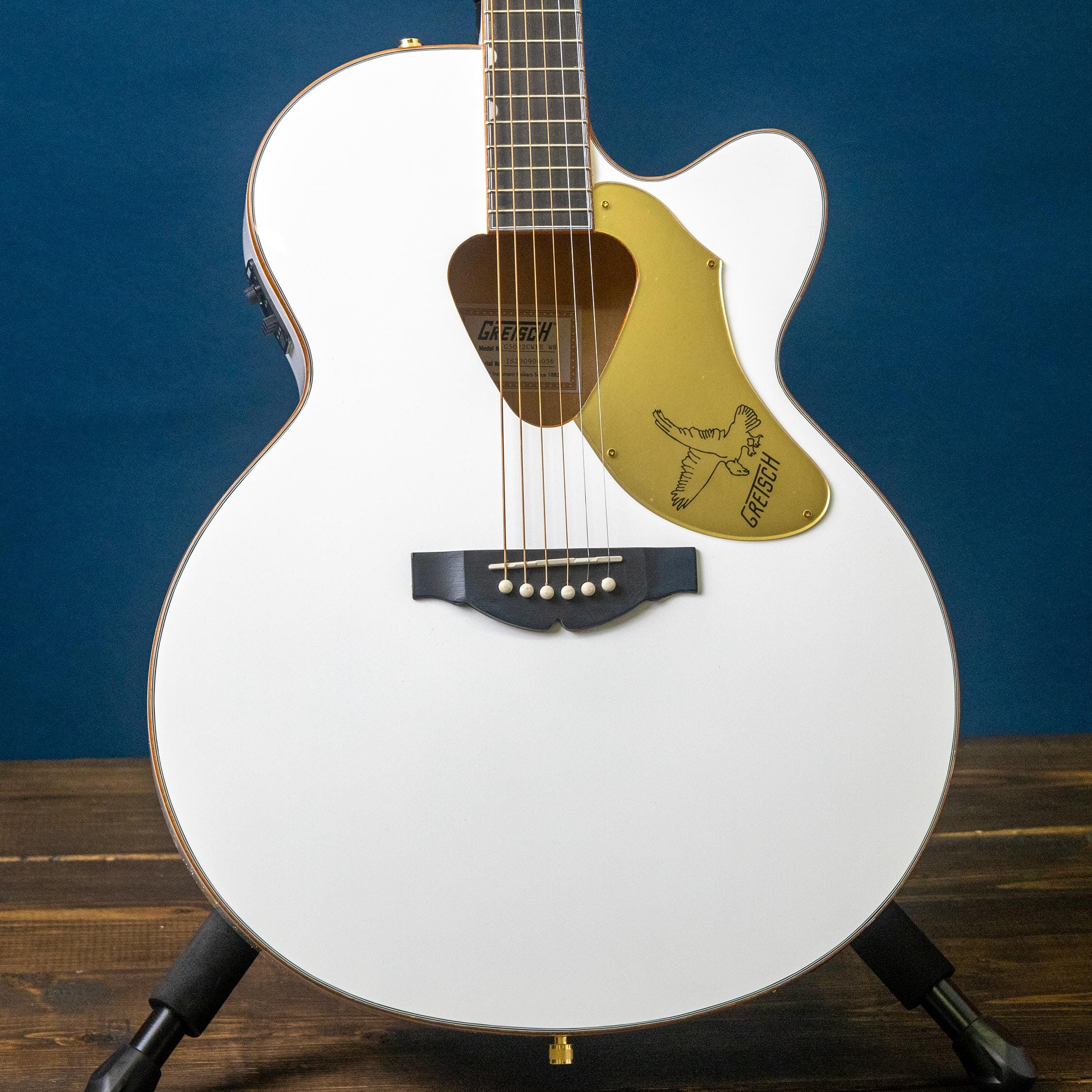 Gretsch G5022CWFE Rancher White Falcon Jumbo Guitar