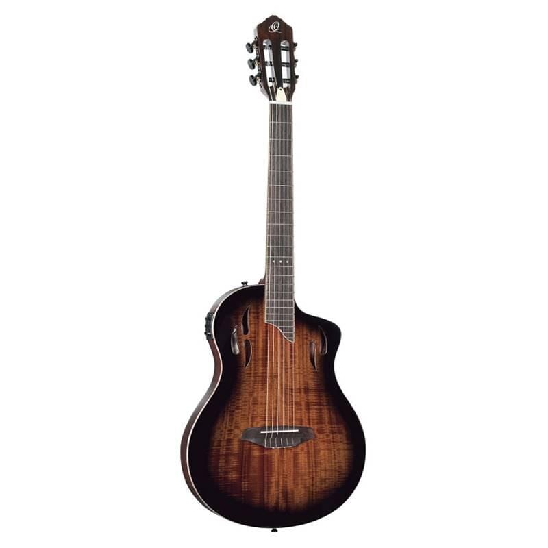 Ortega Tour Player Deluxe Nylon String Guitar Acacia Burst