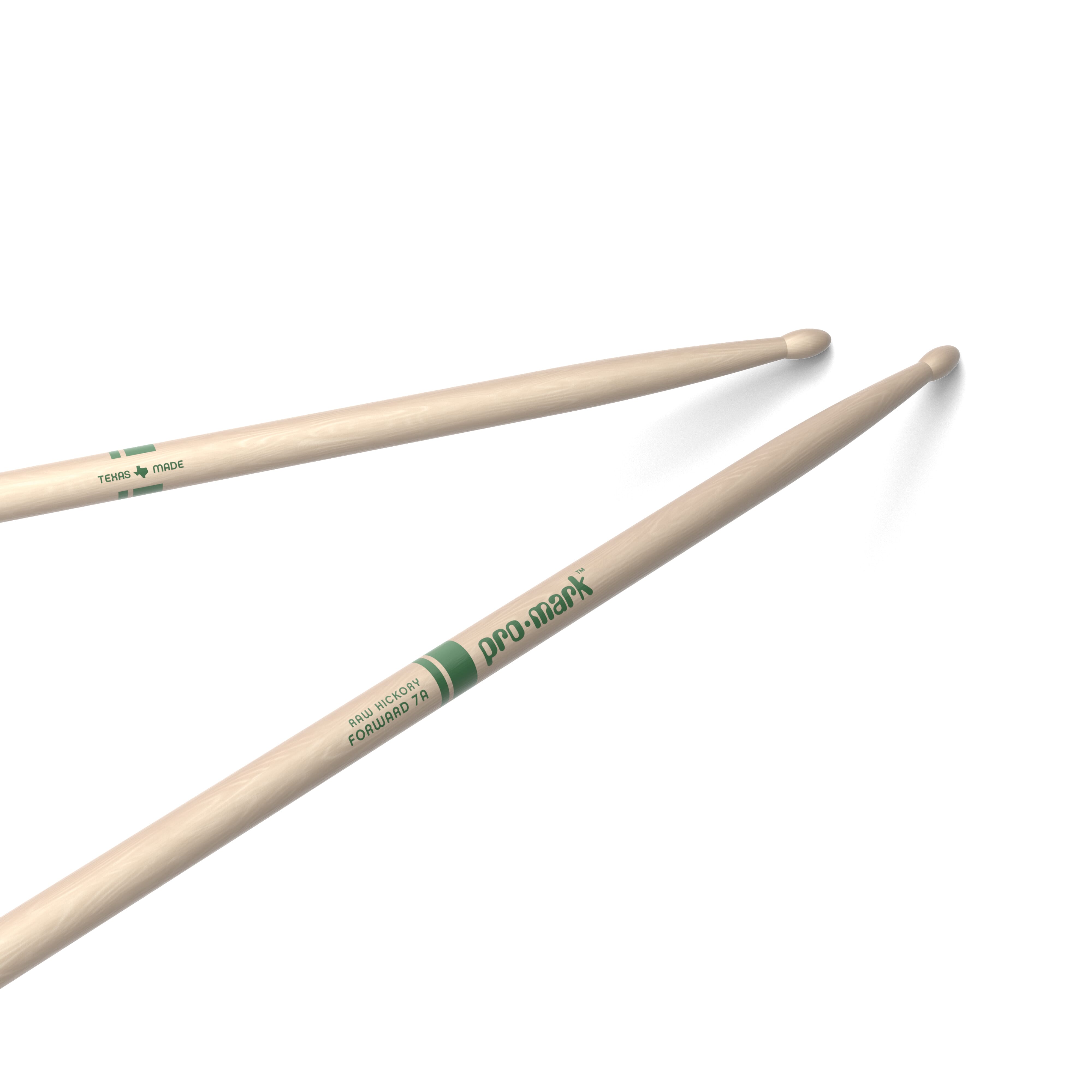 Promark Forward 7A Hickory Wood Tip Drumsticks