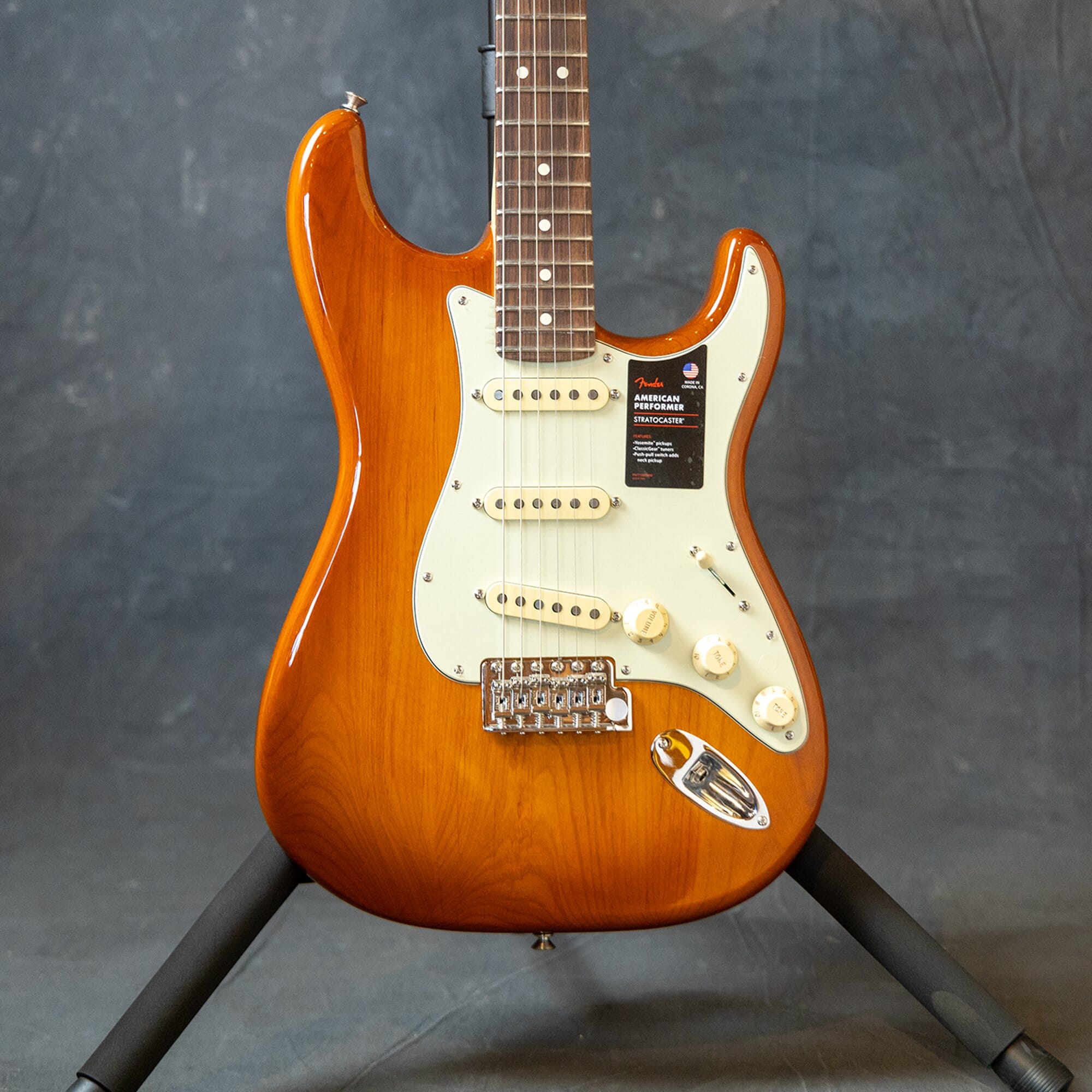 Fender American Performer Stratocaster- Honey Burst | Tapestry Music