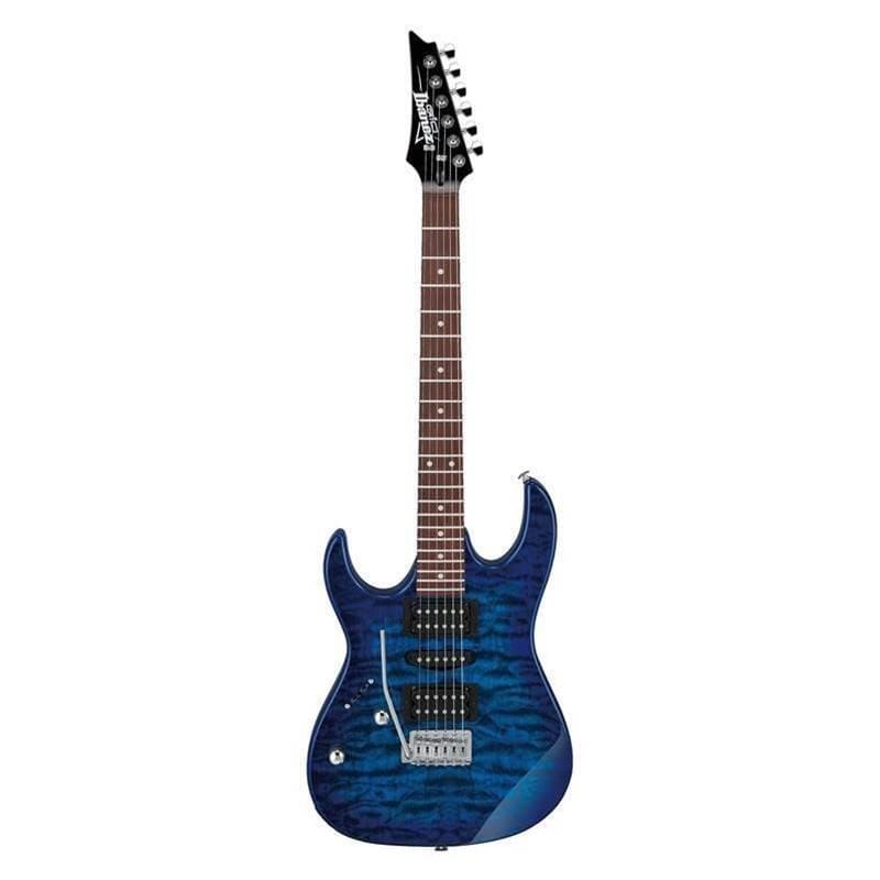 Ibanez GRX70QALTBB GIO RX- Transparent Blue Left Handed Electric