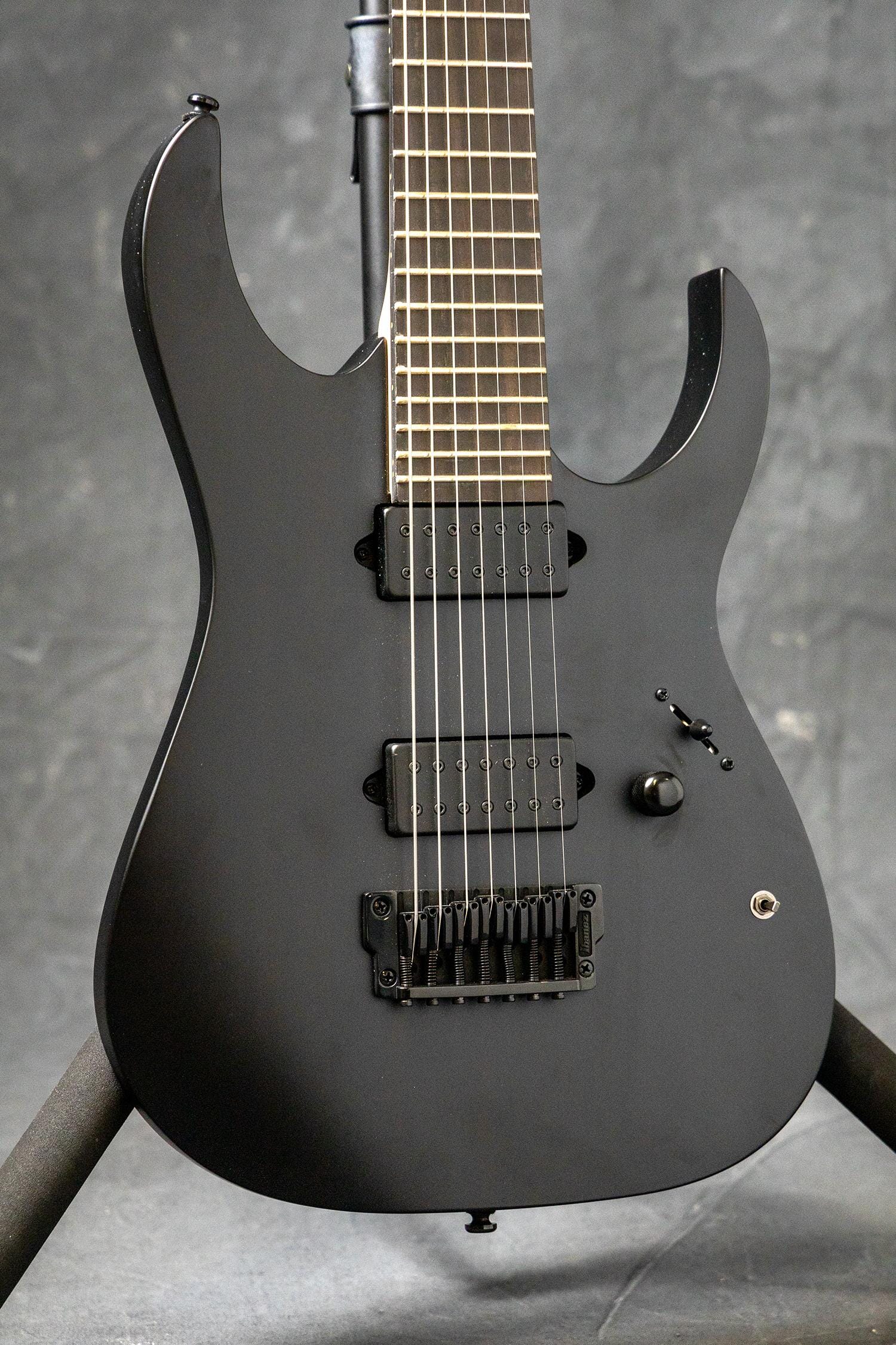 Ibanez RGIXL7BKF Iron Label Nitro RG- Black Flat
