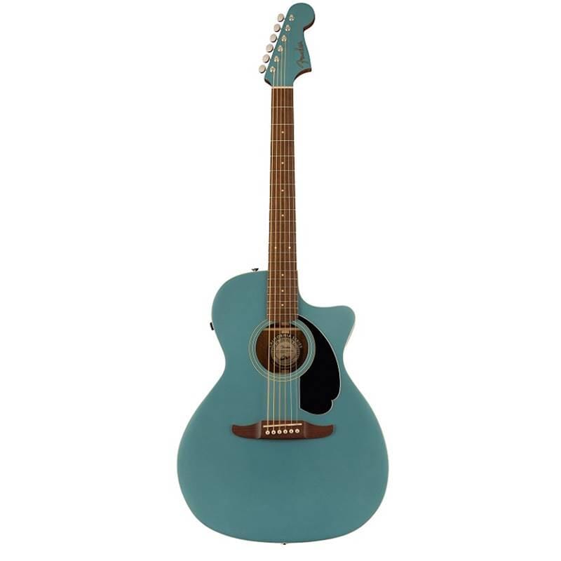 ギター Fender Newporter Player (Tidepool) Fender Newporter Player WN Tidepool - gitara akustyczna