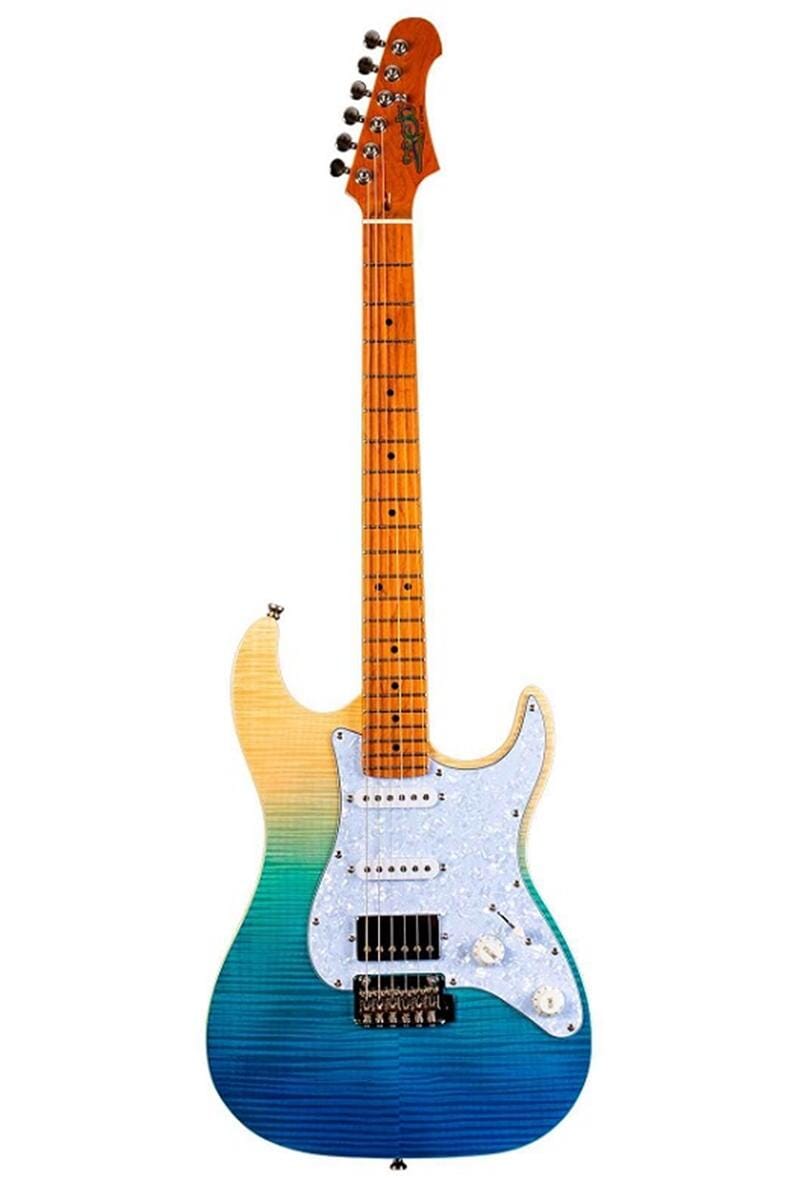Jet JS-450-TBL Electric Guitar Transparent Blue