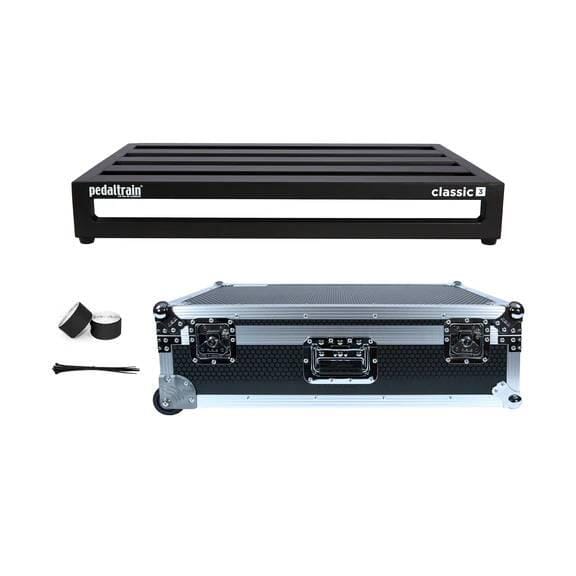 Pedaltrain CLASSIC 3 with Tour Case + Wheels