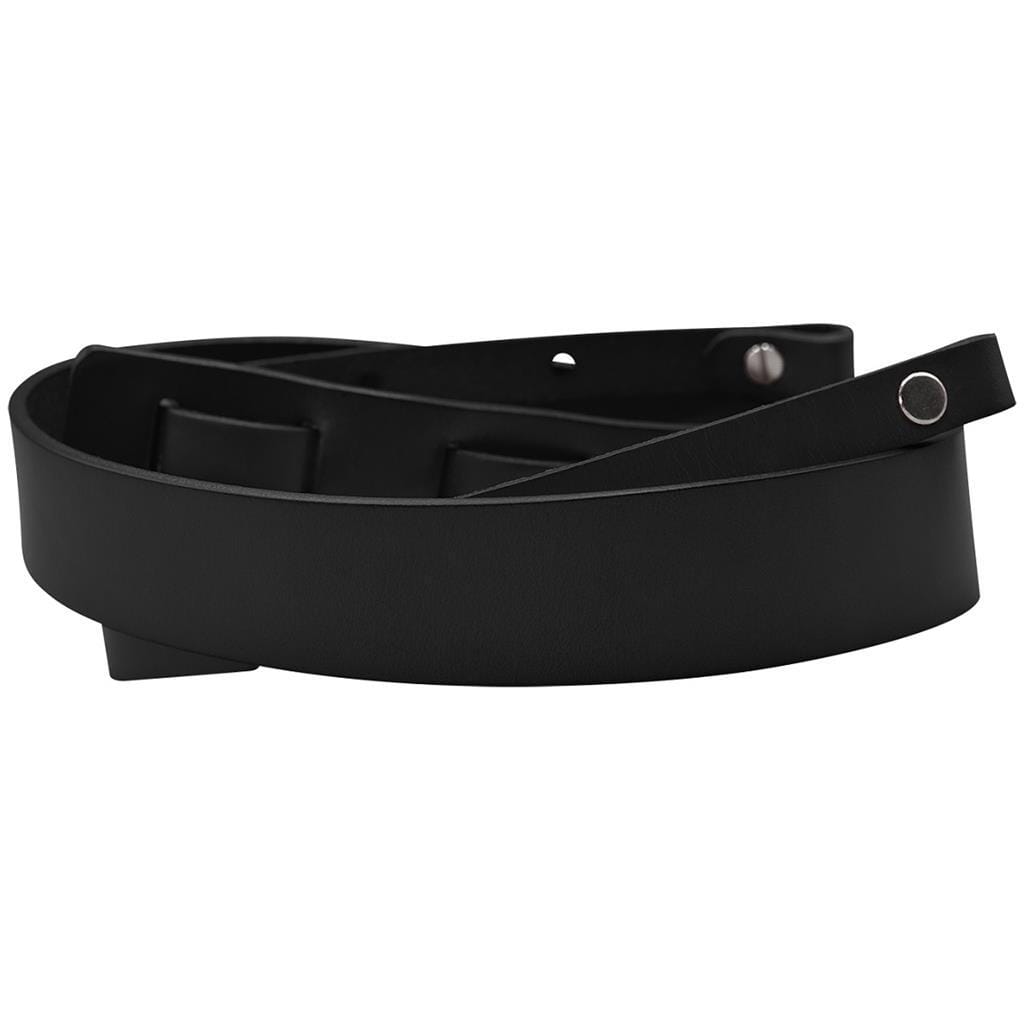 Golden Gate SG-5423 Deluxe Leather Banjo Strap - Ebony Black