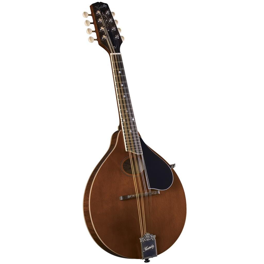 Kentucky KM-276 Deluxe Oval Hole A-Model Mandolin - Transparent Brown
