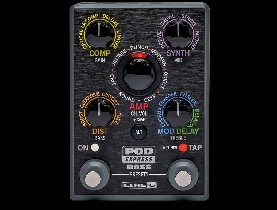 Line 6 Pod Express Bass Effects Pedals