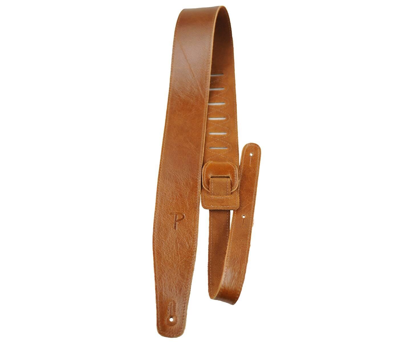 2.5″ Top Grain Italian Leather With Super Soft Suede Backing Guitar Strap