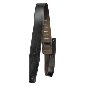 2.5″ Top Grain Italian Leather With Super Soft Suede Backing Guitar Strap