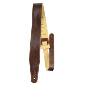 2.5″ Top Grain Italian Leather With Super Soft Suede Backing Guitar Strap