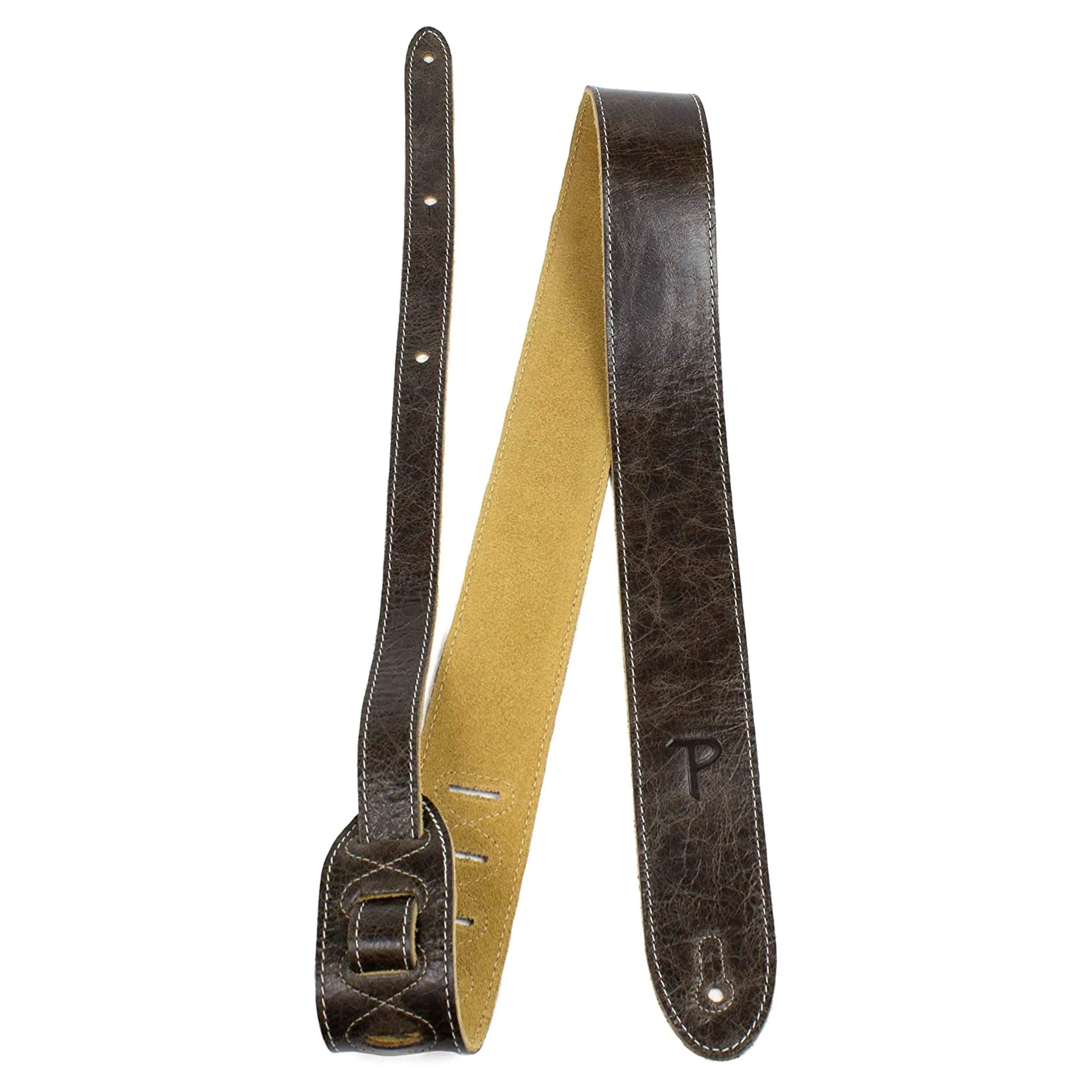 2″ Deluxe Soft Italian Vintage Brown Garment Leather with Super Soft Suede Backing