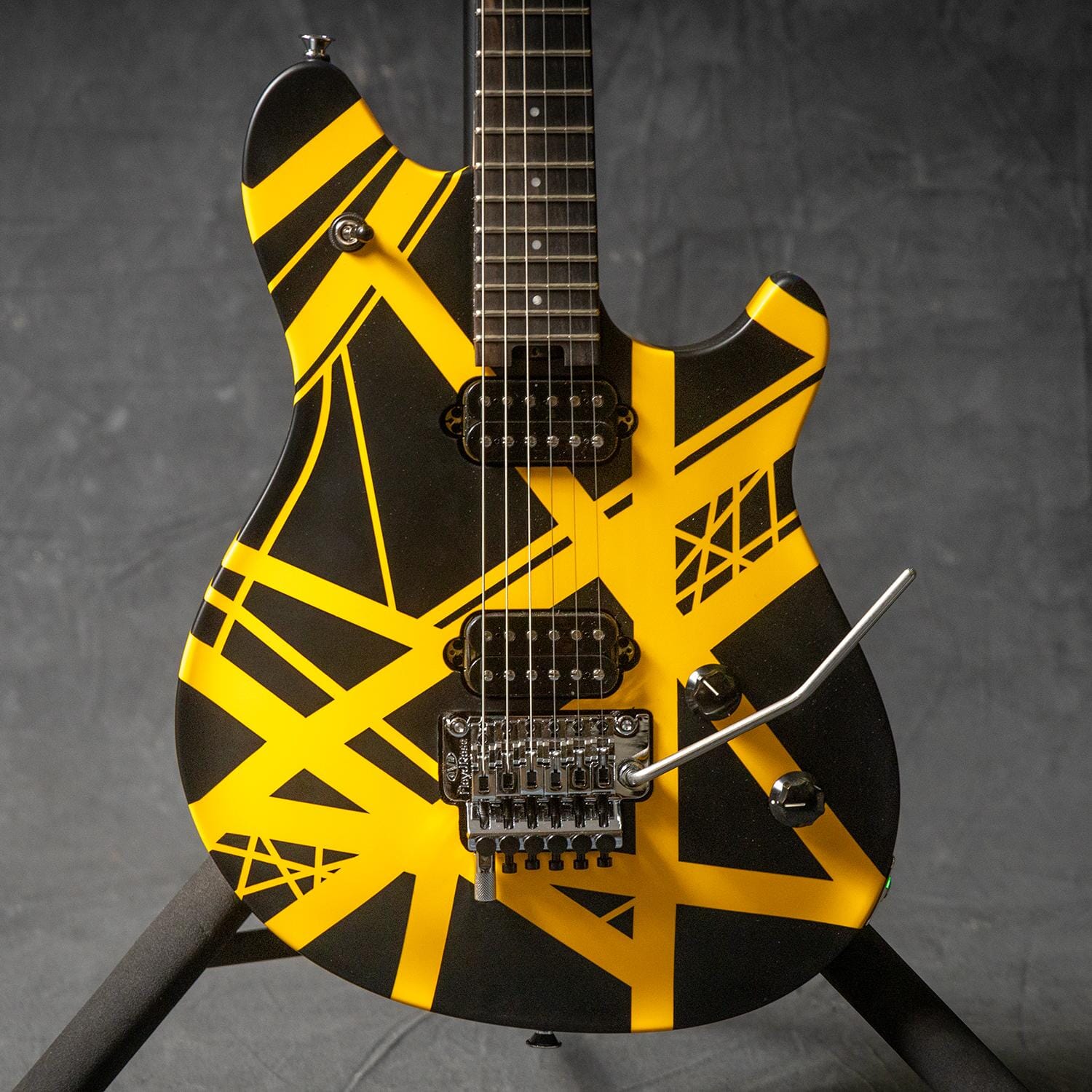 EVH Wolfgang Special Series Black & Yellow Satin Electric Guitar