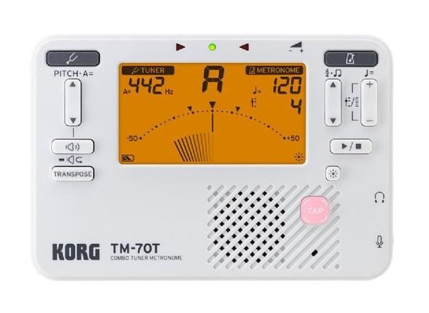 Korg TM70 Tuner Metronome - White