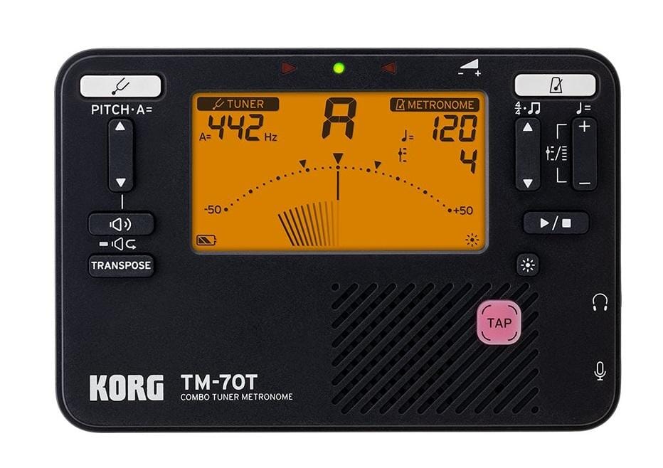 Korg TM70TBK Tuner Metronome - Black