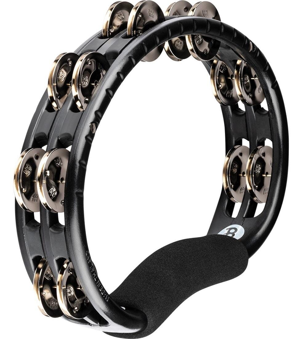 Meinl TMT1BK ABS Series Tambourine Double Row Steel Jingles