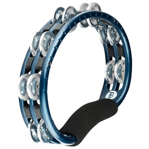 Meinl TMT1A-B ABS Hand Held Tambourine Double Row Jingles - Blue